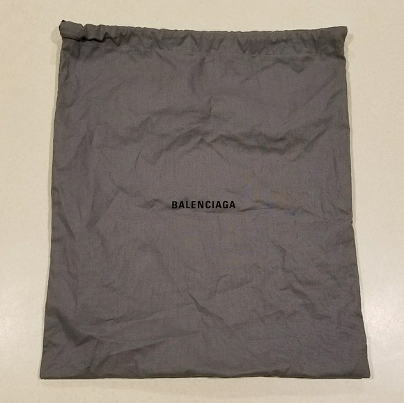 balenciaga shoe dust bag